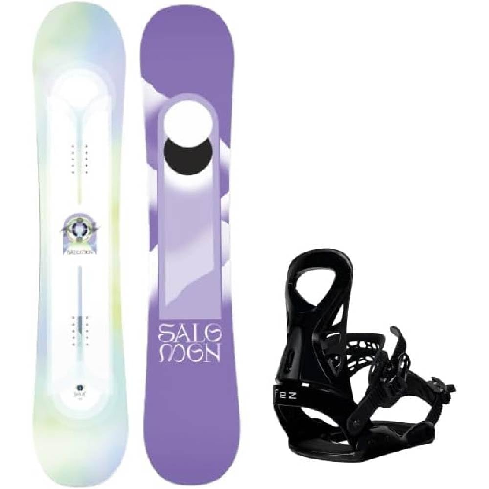 Amazon | 2024 SALOMON LOTUS & FEZ BINDING (138cm×Midnight Grey(SM