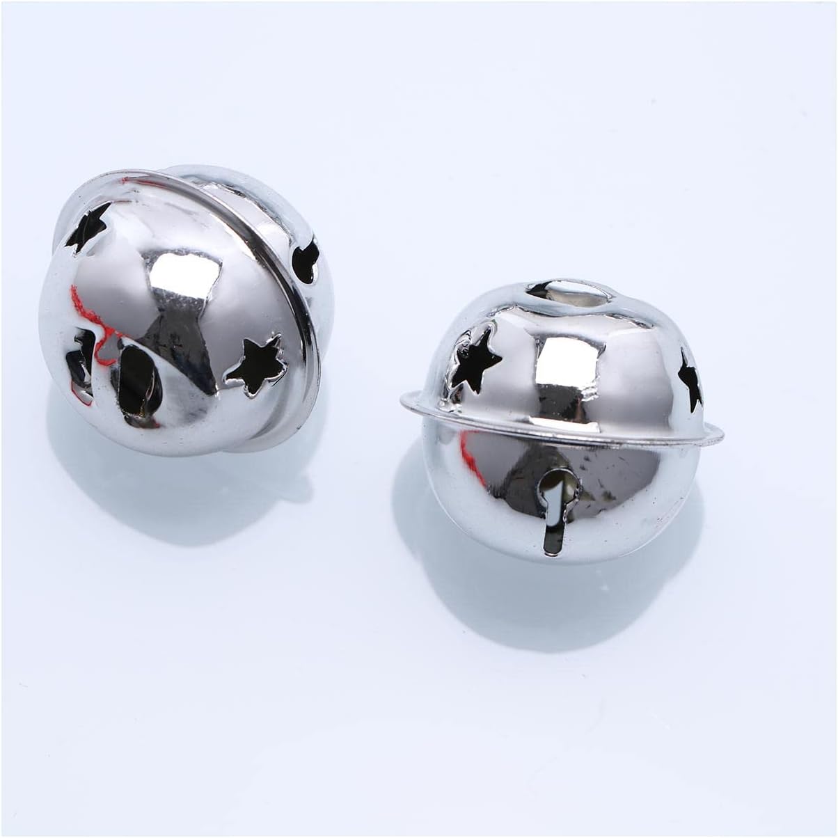 NOBRIM Bulk Musical Jingle Christmas Jingle Bells Christmas Tree Hanging Star Sleigh for Wedding Decoration Ornaments Small Bells