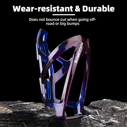 Image of ROCKBROS Bike Water Bottle Holder Ultra-Light Bicycle Bottle Cages with Screws Tool, Universal Bike Cup Holder Rack for Road MTB Bikes