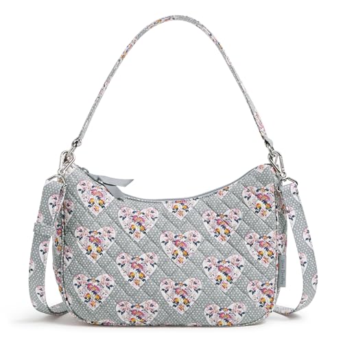 Image of Vera Bradley Women's Cotton Frannie Crescent Crossbody Purse