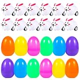 WFKKMEQ Huevos de Pascua, 12 Piezas Mini Conejito Racers Cars Juguetes Huevo...
