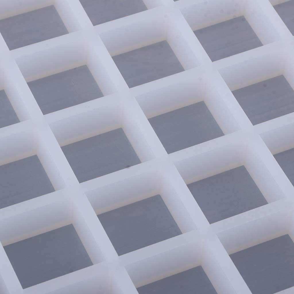 99 Gitter Platz Silikon Backform Schokoladenform für Handgemachte Zucker Fondant Kuchen Schokolade usw