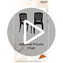Image of Nilkamal Plastic Chair for Living room |Set of 2 | 3 Year Warranty | For Home, Living Room, Outdoor | Weather Brown Colour | CHR4025