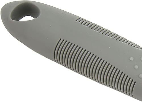 Miniatura 8 de 4 piezas de utensilios adaptativos de suministros especiales utensilios adaptativos cucharas de tenedor asas anchas pesadas utensilios grises de