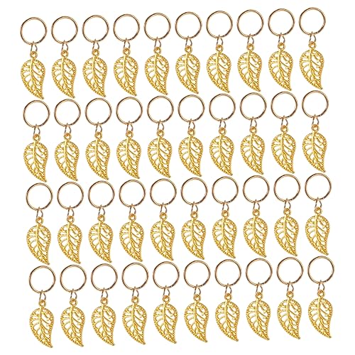 Vaguelly 40Piezas Anillos Decorativos Para Dreadlocks Accesorios Para Único Adornos Para Peluquería y Moda Perfectos Para Hombres y Mujeres