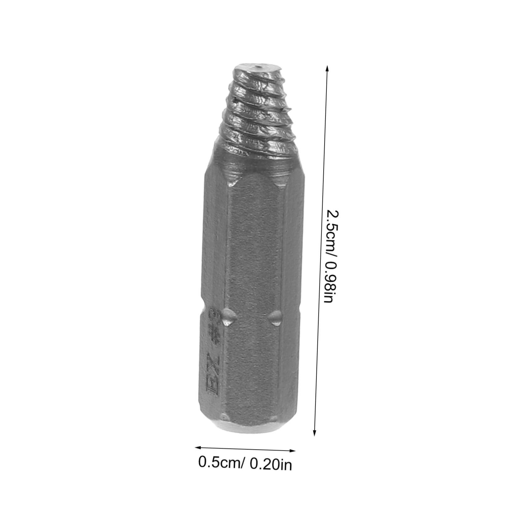 Homoyoyo High-speed Steel Stripped Screw Extractor Set 10pcs Bolt Extractor Kit for Diyers
