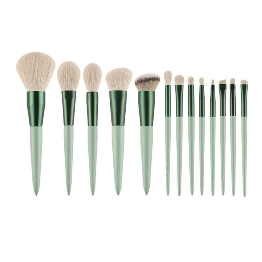Set De Brochas De Maquillaje De Pelo Suave, Herramientas De Brochas De Maquillaje De Diamante, Base, Sombra De Ojos, Difuminado De Cejas, Set De Brochas Cosméticas