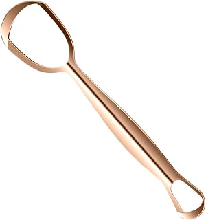 Metal Scraper - Stainless Steel Tongue Scraper | Fan-shaped Care Tool Improves Daily Cleaning for Family Adults
