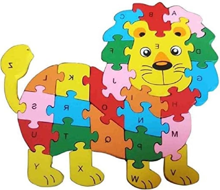 Lion Jigsaw Puzzles for Kids and Adults, Educational Buzzle Game
