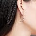 BDD CO. Mujer Pendientes, Pendientes largos para mujer, elegantes pendientes de plata...