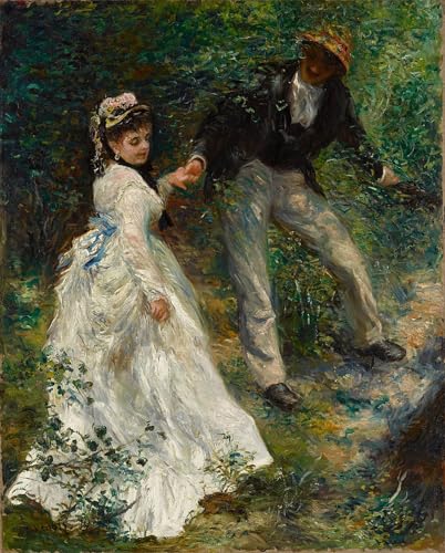 Impression d'affiches La Promenade de Renoir, grande toile d'art portrait haut de gamme