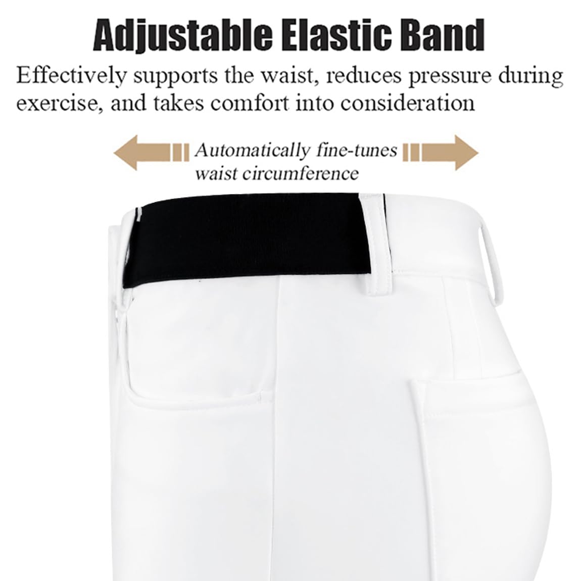 Pantalon De Golf pour Femme en Polaire d'hiver Pantalon Habillé Évasé Chaud Pantalon De Travail Extensible Joggers