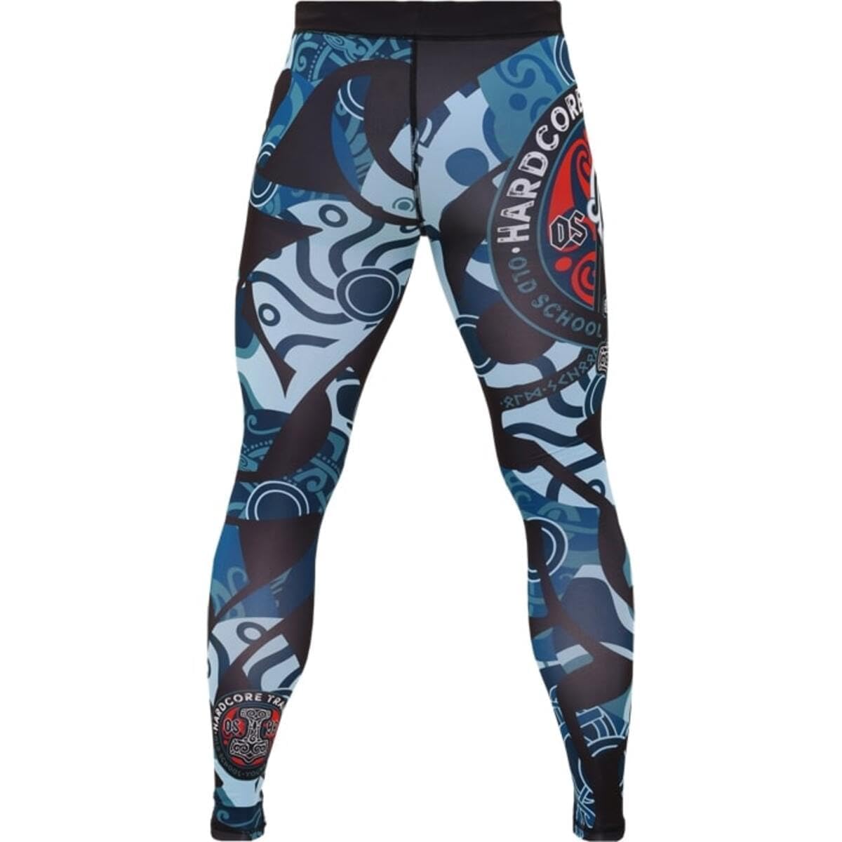 Hardcore Training Compression Pants Men Pantaloni a Compressione Uomo Leggings Yoga Fitness Palestra MMA BJJ Boxe Grappling No Gi
