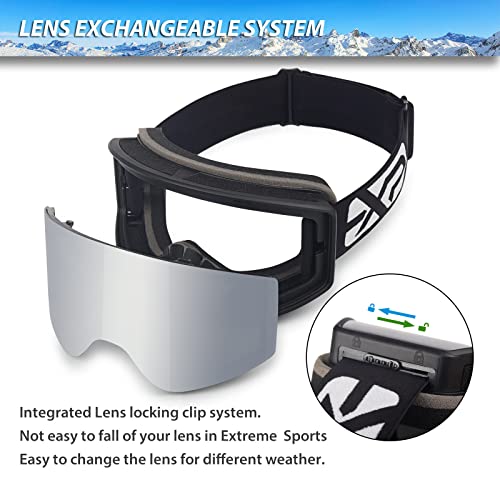 Exp Vision Ski/Snowboard Goggles Parent-Child Snow Goggles Over Glasses For Men, Women Youth Kids #TOP2