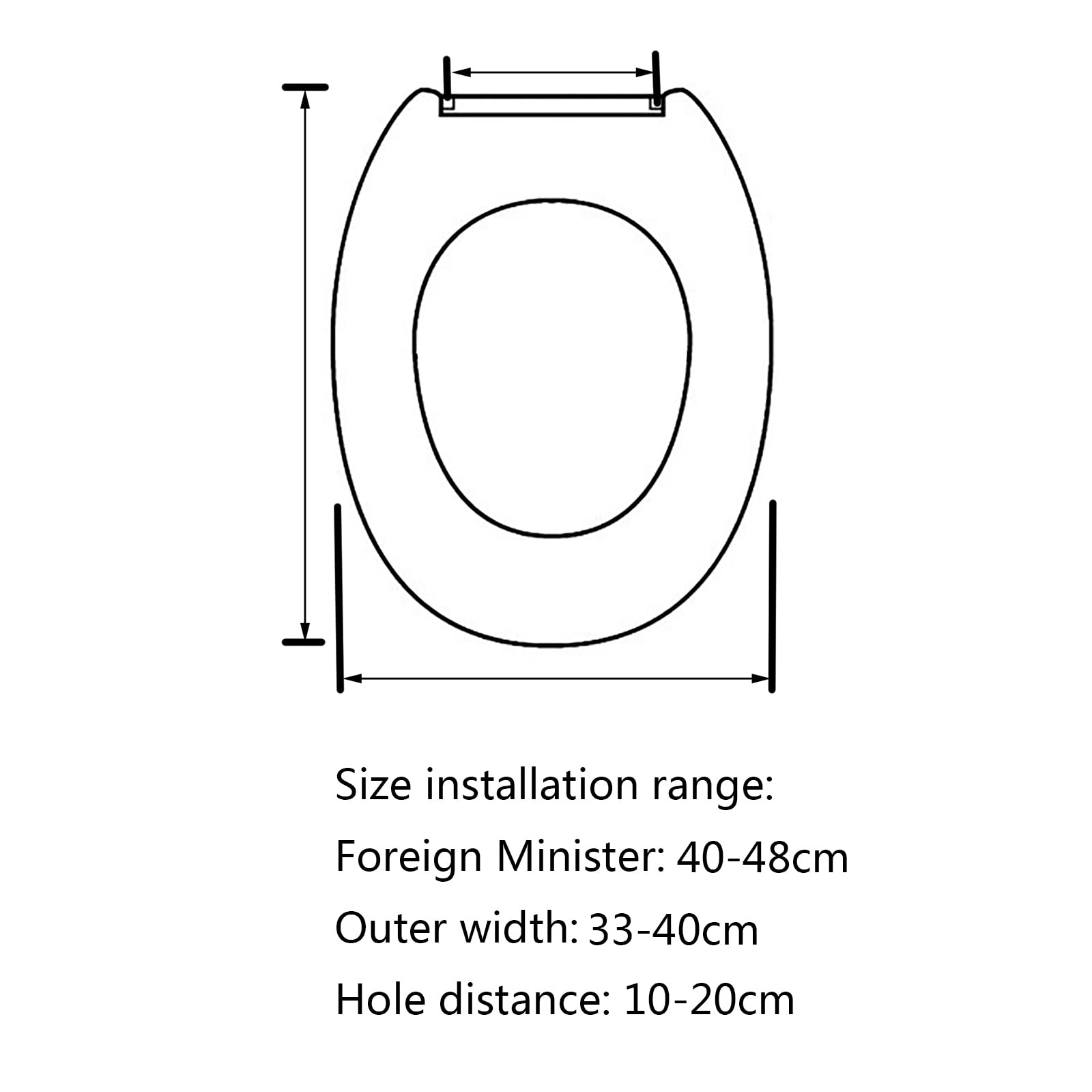 Transparenter WC-Sitz, EIN-Knopf-Schnellverschluss-Design Soft-Close-WC-Sitz, Top-Befestigung, Geeignet Für Hotel-Esszimmer(Color:EIN)