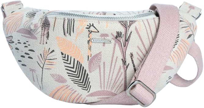 Ecoright Fanny Packs for Women, Canvas Crossbody Bag Men & Belt Bag for Women for Hiking, Running, Sports, Traveling
