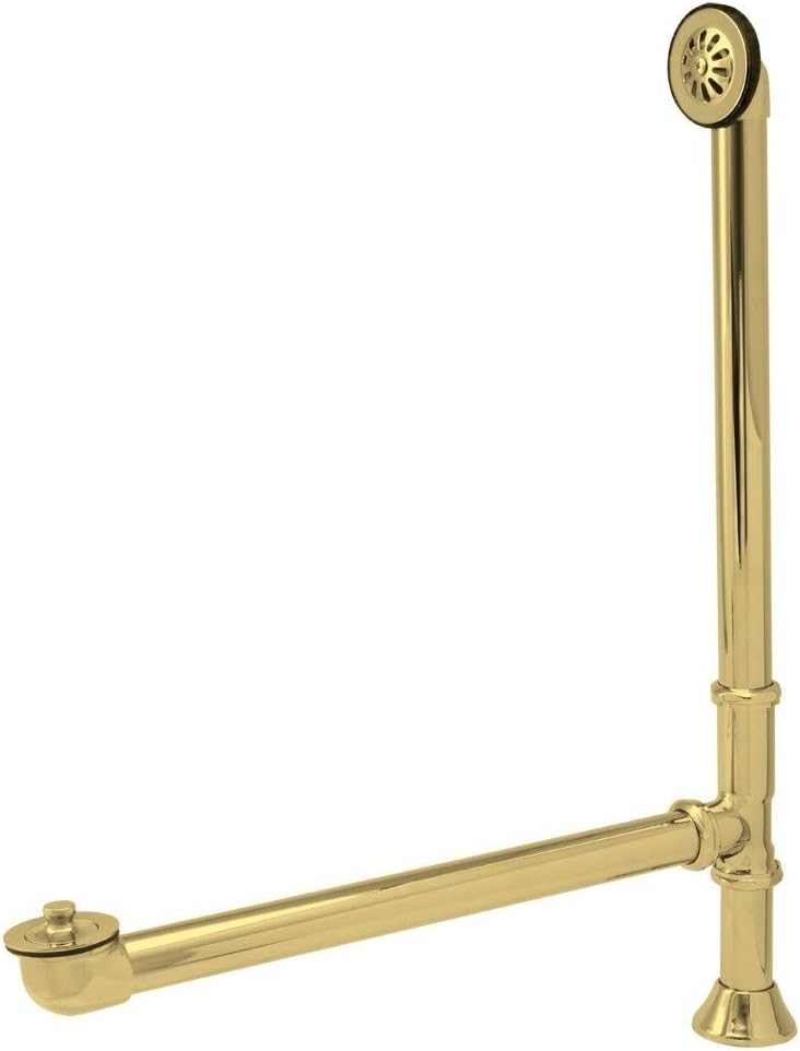 Vintage Tub & Bath Extended Lift & Turn Clawfoot Tub Drain