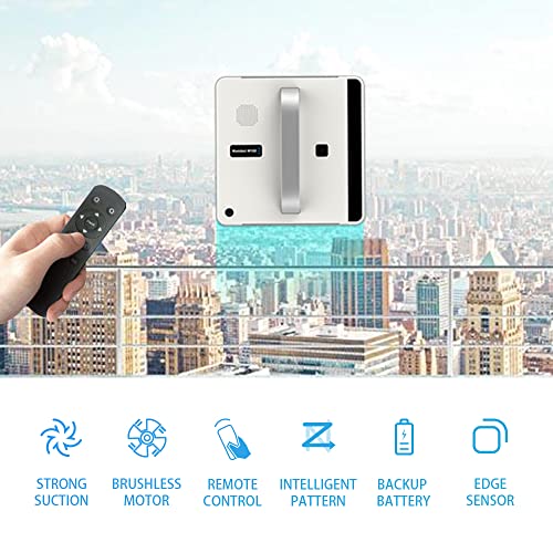 Mamibot W120 Window Cleaning Robot, Automatic Corded Window Washing Robot, Glass Cleaning Robot With Iglassbot App/Remote Control, Wet Or Dry Use, Suitable For Indoor/Outdoor/Tile/Bathroom, White #TOP1