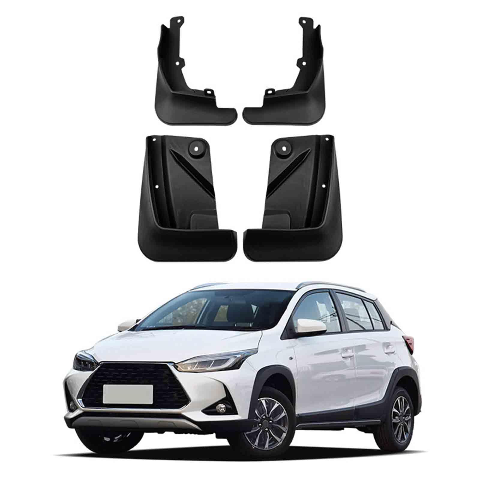 Bavettes garde-boue Toyota Yaris X stop aux rayures de gravillons et éclaboussures