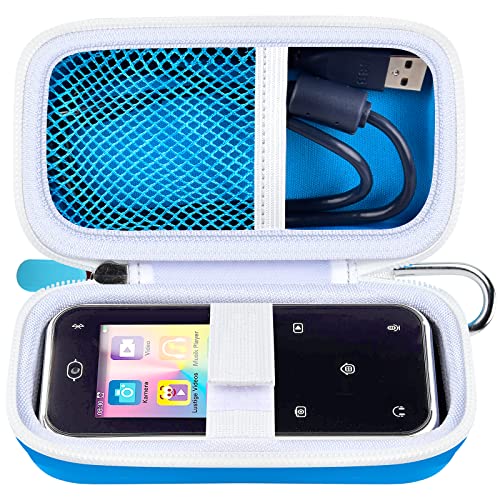 Étui pour VTech KidiZoom Snap Touch,Format de smartphone pour enfants, appareil photo numérique, rangement pour appareil photo et câble USB,Bleu (boîte seulement)