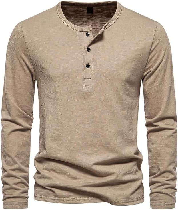 Beokeuioe T-shirt à Manches Longues Pour Homme - Sport - Décontracté - Col En V - Couleur Unie - Manches Longues - Coupe Ajustée - Tunique - En Coton - Pour Maillots De Corps, Blanc., M