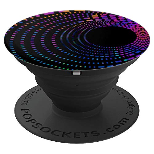 Acid Portal Purple Blue Cool Rave Techno EDM Lover Gift PopSockets Agarre y Soporte para Teléfonos y Tabletas
