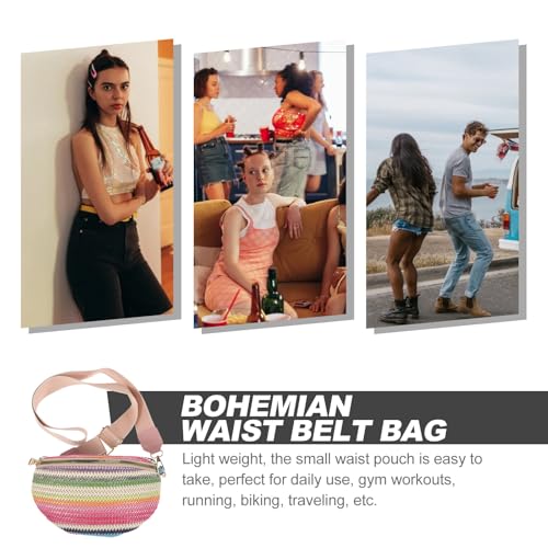 Riñonera bohemia para correr de mujer ligera y ajustable para entrenamientos de gimnasio 7