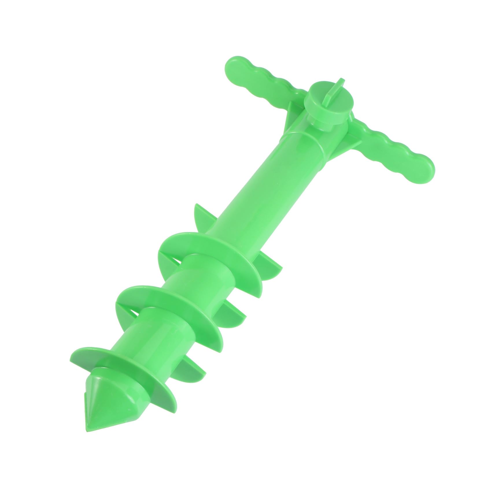 Diseño compacto en espiral para sombrilla de playa versátil