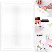 Transparente Photopolymer-Matte für Schablonenstempel, A4, wiederverwendbar, rutschfeste Griffmatte, vielseitig verwendbar, rutschfest, klares Photopolymer, Handwerk, geringe klebrige Matte für