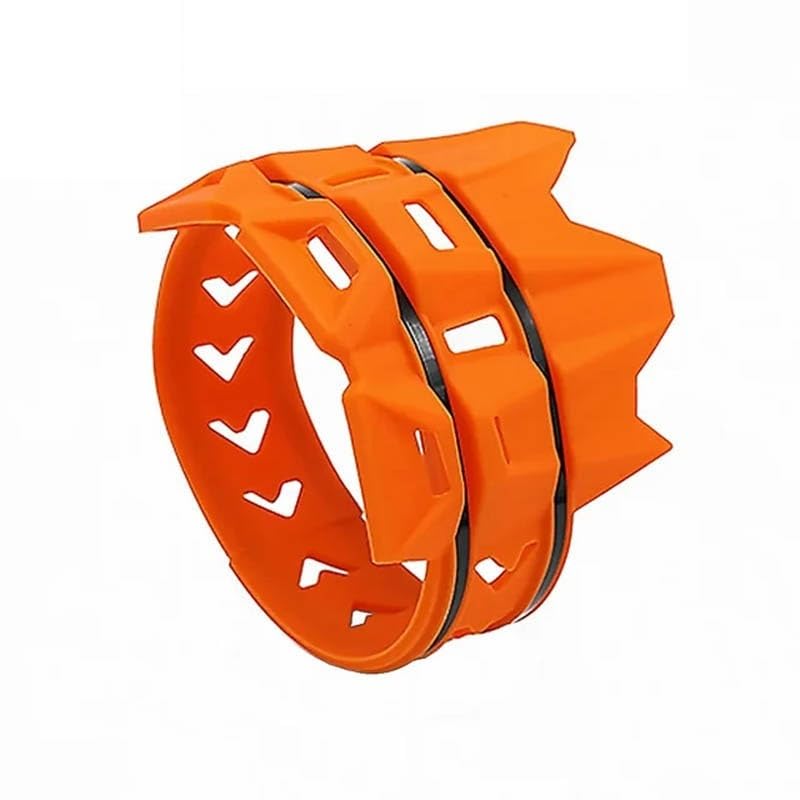 Protector de escape de moto naranja ajustable para silenciador de motocross SX