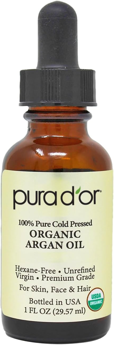 PURA D'OR MOUNTAIN TOP Orangic Argan Oil, 1 oz (Packaging may vary)