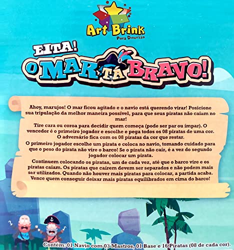 Jogo Navio Equilibrista do Pirata, Art Brink