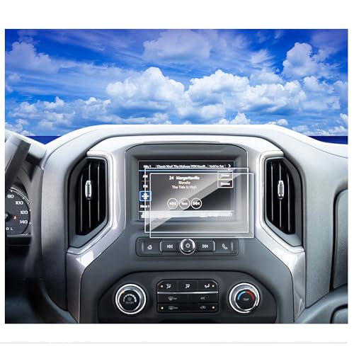 Protecteur d'écran Chevy Silverado 17,8 cm en verre trempé pour modèles 1500 et 2500HD