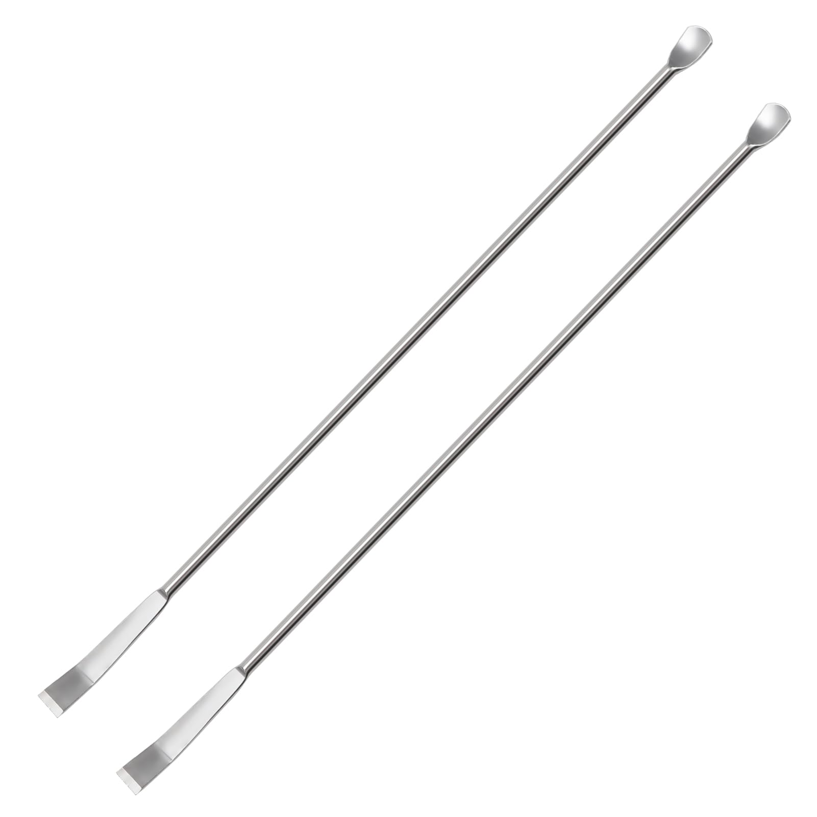 Petite Cuillère à Poudre Médicinale, 2 Pcs Cuillère à Microdosage en Acier Inoxydable, Pelle à Pharmacie Spatules de Laboratoire à Double Tête pour Laboratoires, Cuisines, Artisanat et Peinture