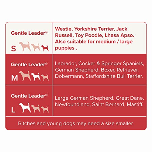 Beaphar Gentle Leader Hundehalfter, Größe S, rot