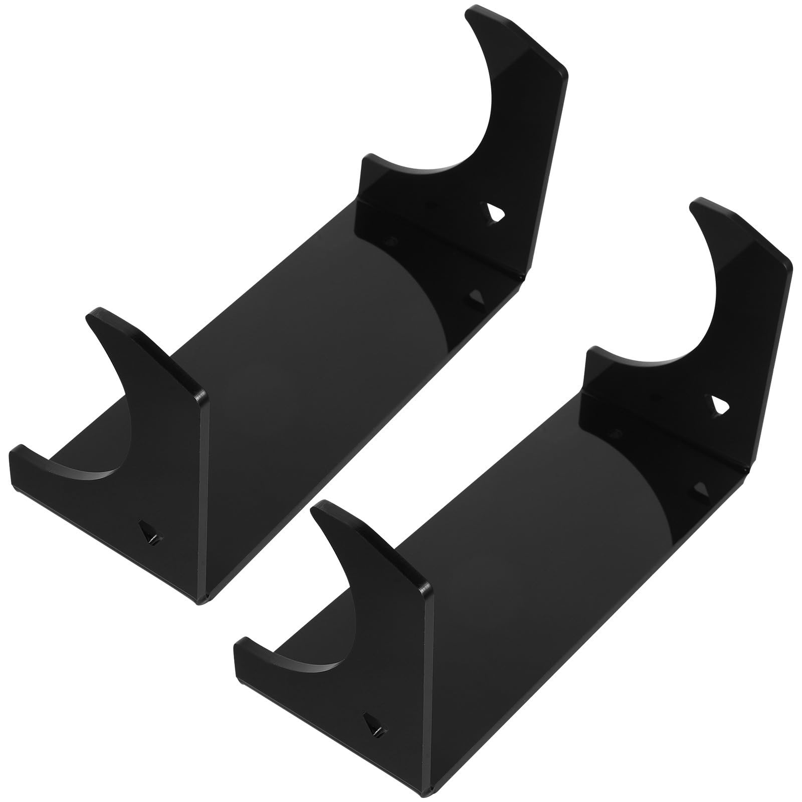 Soporte para rodillo de cocina de acrílico reutilizable, colgador de pared negro resistente