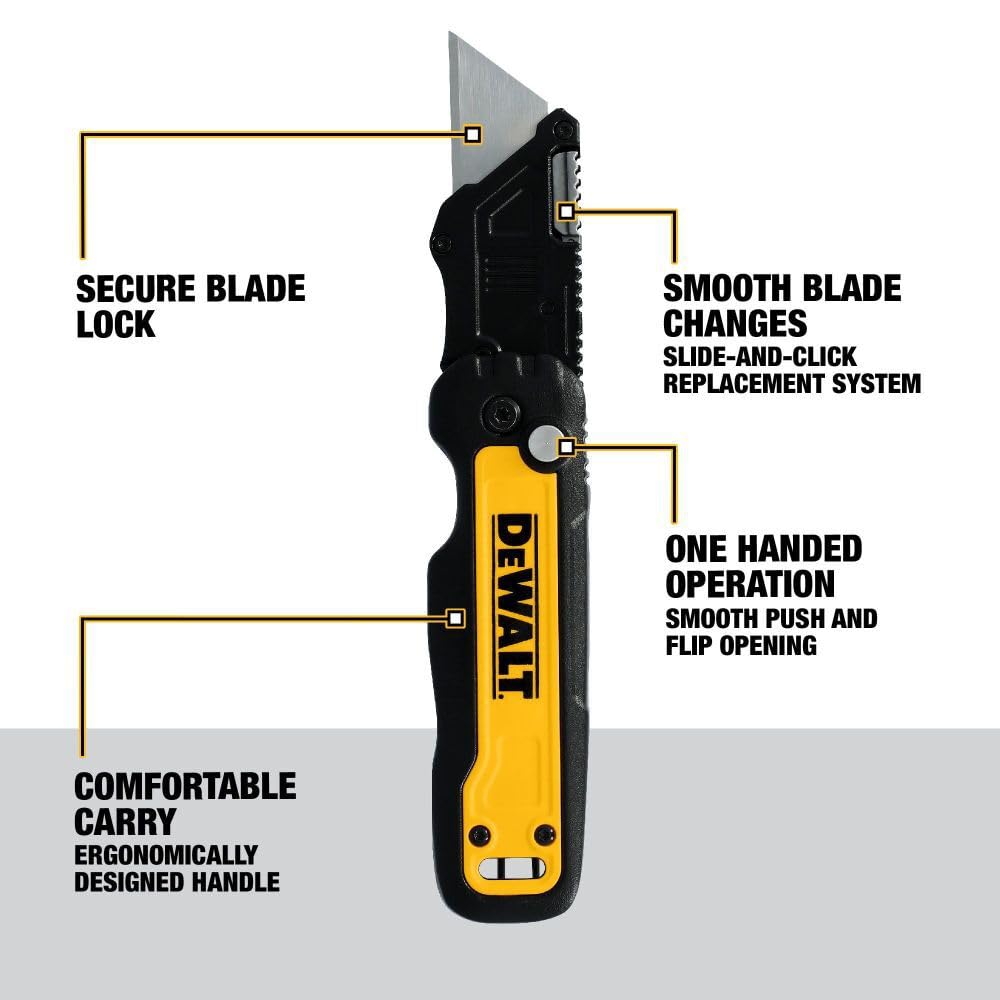 Dewalt Push & Flip Folding Utility