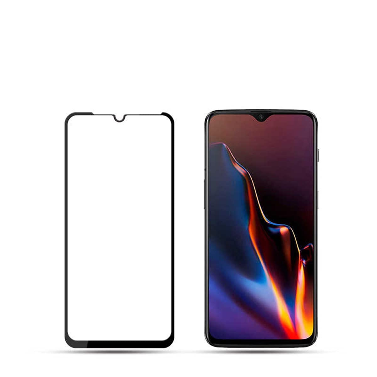 Zore 34264 Galaxy A01 Kenarları Kırılmaya Dayanıklı Cam Ekran Koruyucu