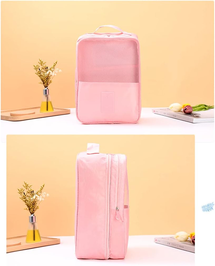 Portable Shoe Bag Underwear Clothes Storage Bags Multifunction Shoes Container, Black