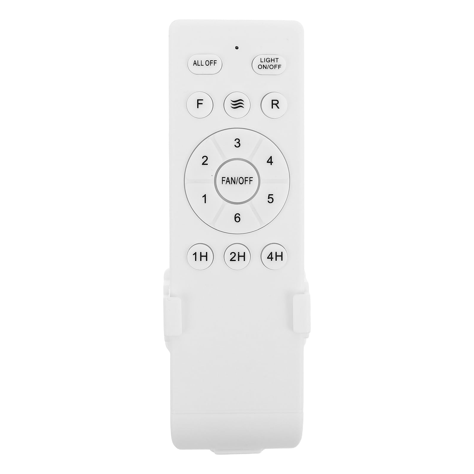 OSALADI Kit de Control Remoto Universal para Ventilador de Techo, con Temporizador de 1/2/4 Horas Y 6 Velocidades, Compatible con Techos de Repuesto para Dormitorio Y Sala de Estar.