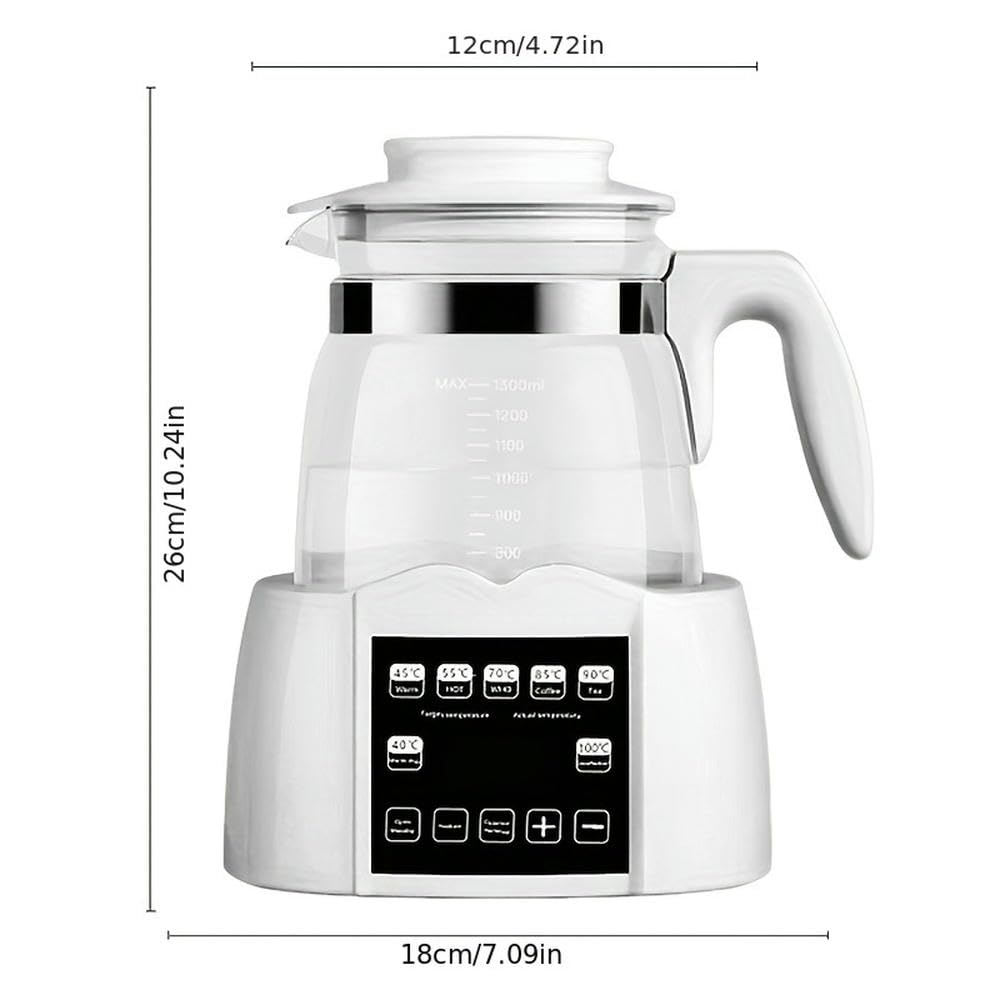 ZBDZSW Bollitore Elettrico Versatile da 50,72 Once con Controllo della Temperatura e spegnimento Automatico - Multiuso per Latte, tè, caffè e Altro