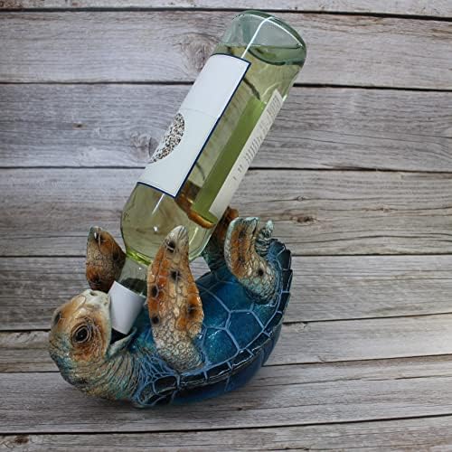 Amazon.com: Beachcombers Sea Turtle Wine Bottle Holder 7.9 x 5.7 x 4.9 ...
