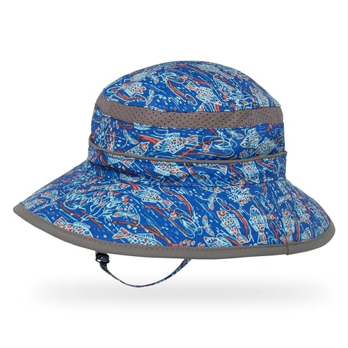 Sunday Afternoons Fun Bucket Hat - Beach Kids Sun Hat - UPF 50+, Soft 2.5" Brim, Water Repellent, Crushable - Child Bucket Hats for Toddler, Boys & Girls - Wild River, Small