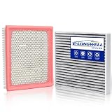 Cabin Engine Air Filter Kit for Avenger 2008-2014, Chrysler 200 2011-2014, Cirrus 2007-2010,