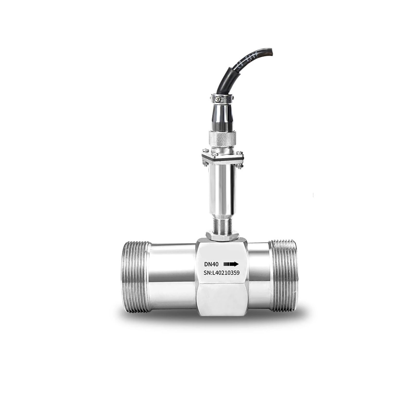 KSZHZYMGX Turbine flow meter pulse signal threaded open channel flowmeter(DN10)