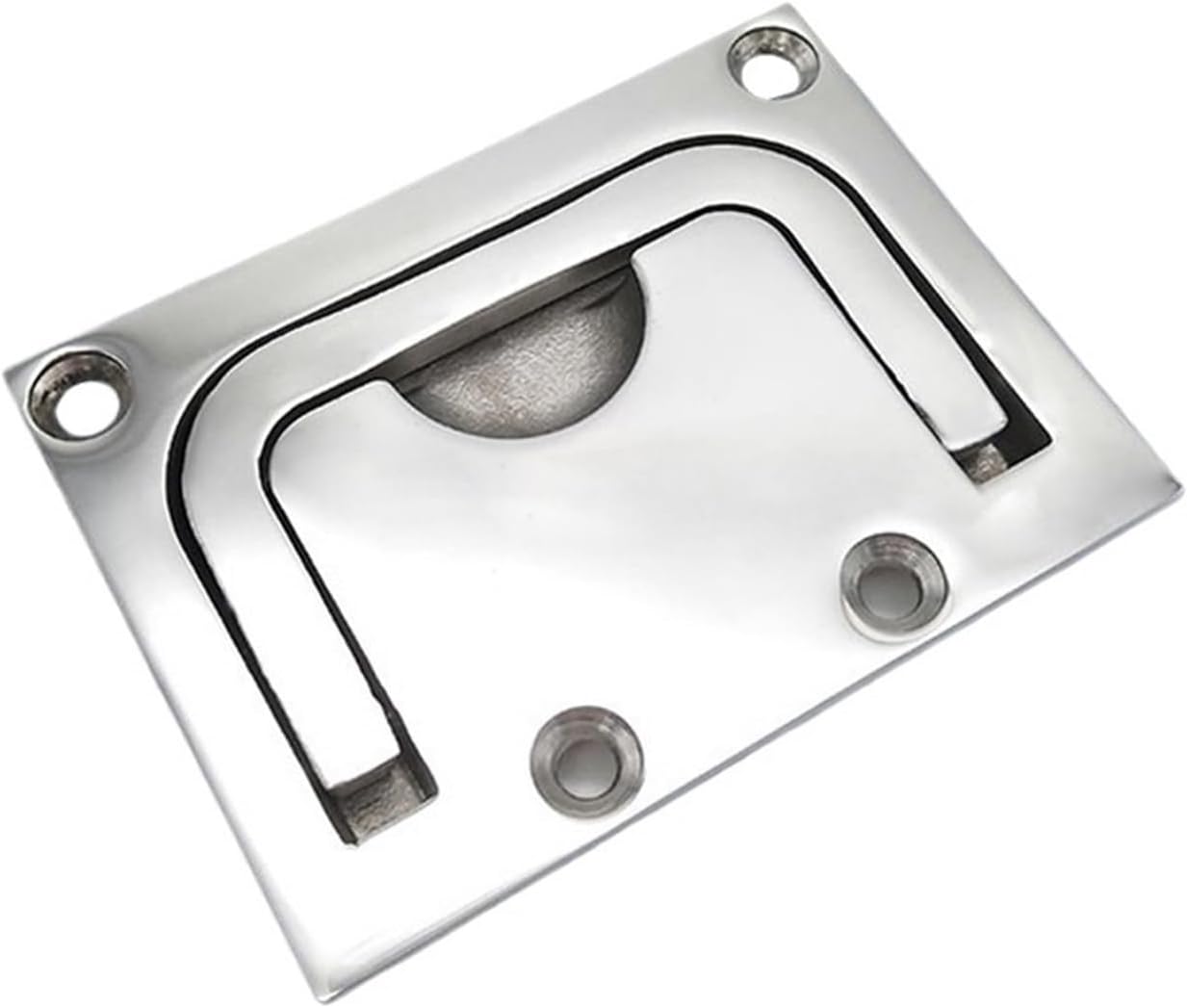 Marine Hardware, Boat Flush Hatch Locker Cabinet Lift Pull Handle Stainless Steel for Marine Yacht for RVs, Ships, Yachts