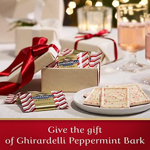 Ghirardelli Chocolate Squares, Peppermint Bark Assorted Chocolates For Easter Candy, 20.99 Oz Bag #TOP3