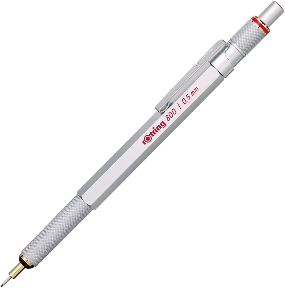 Rotring800 Drafting Pencil - 0.5 mm - Silver Body