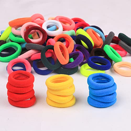 300 Pcs Colorful Small Rubber Bands Dog Hair Ties,Mini 25 Mm Puppy Yorkie Accessories Girl Super Stretch Nylon Hair Bands Dog Bows Grooming In 25 Colors #TOP1