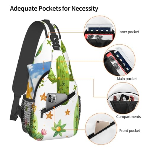 Morrales Urbanos Sling Bag Cartoon Cactus Plant miniatura 4